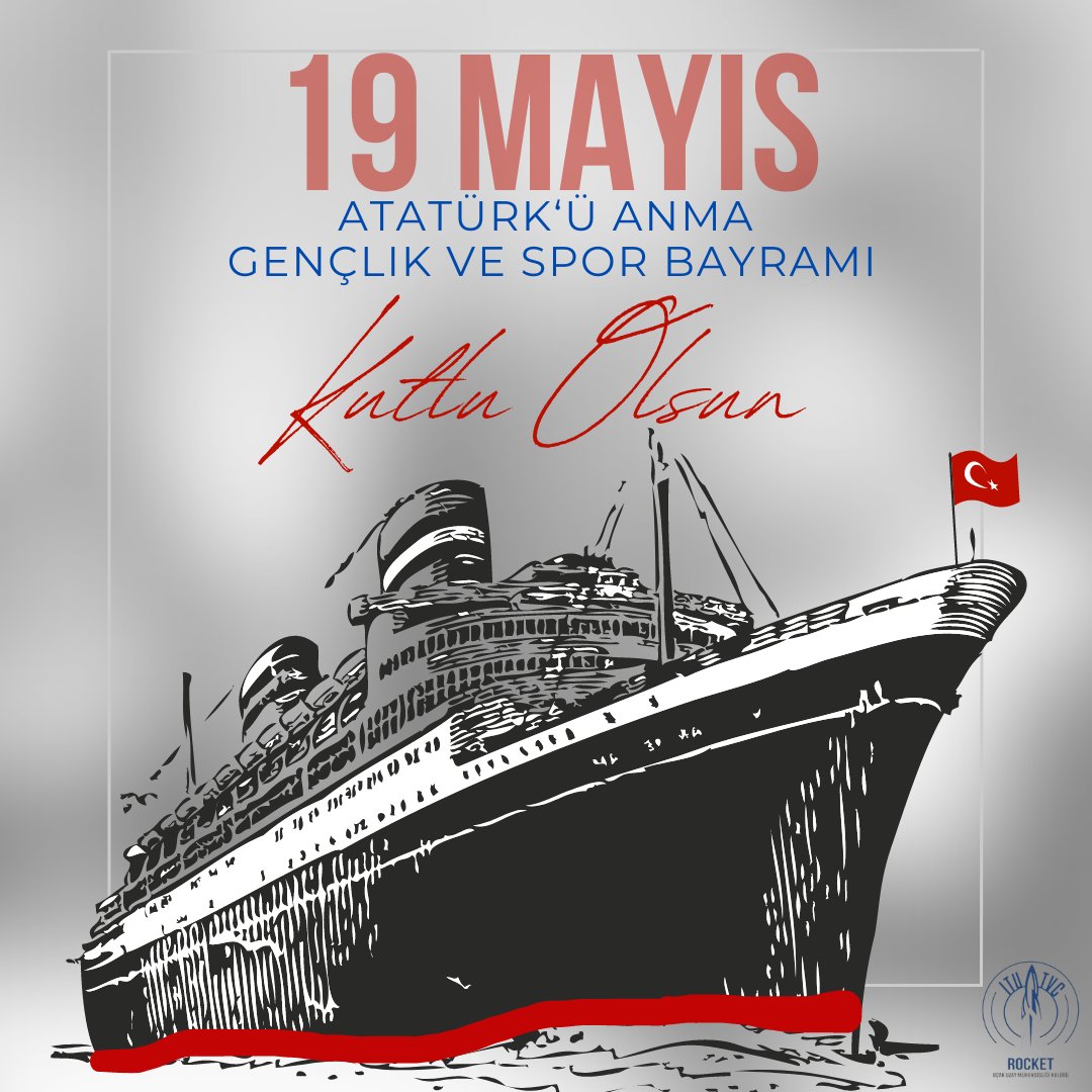 itutvcrocket's tweet photo. 19 Mayıs, Türkiye'nin destansı bağımsızlık yolculuğunun başlangıcı. Gençler olarak bu mirası taşıyarak özgürlük ateşimizi yakıyoruz. Gücümüzü bağımsızlık tutkusundan alarak ülkemizin ilerlemesine katkıda bulunuyoruz. 19 Mayıs Atatürk'ü Anma, Gençlik ve Spor Bayramı'nı kutluyoruz! https://t.co/tmOZgdGTVD
