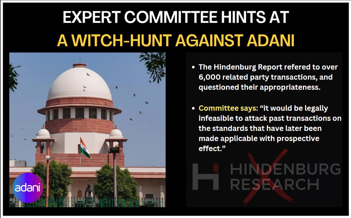 Apparently @RahulGandhi, your claims against #AdaniGroup were as substantial as a house of cards. SC clears Adani of all charges. Let's focus on constructive politics, shall we? #AdaniCleanChit #HindenburgCrashed