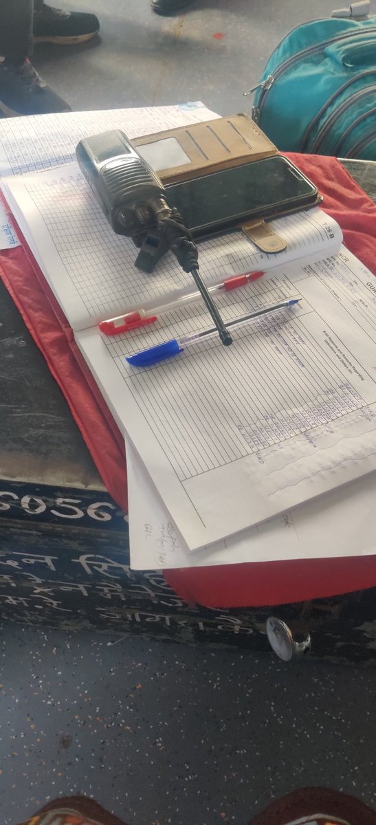 It's around 42° &amp; brake van can't be any less challenging. I am travelling for few hours &amp; will get down but about the one who has to complete their entire duty in this scorching summer. Thanks to lakhs of field staff across govt &amp; private sector for working in such harsh weather