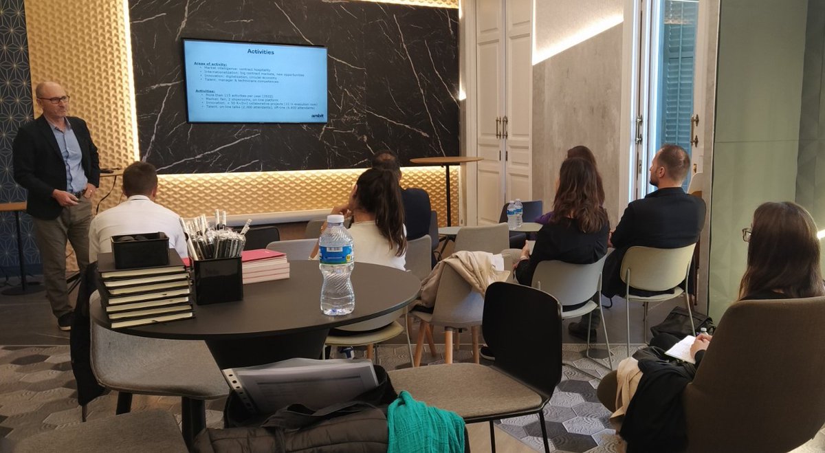 Catalonia_TI's tweet photo. 📸The #FacetofaceAcademy in Catalonia promoted by @catalonia_ti and @berytech ended yesterday in the framework of the @EuromedClusters
During 3 days professionals from #Morocco, #Algeria, #Tunisia, #Lebanon and #Egypt learned about the Catalan cluster ecosystem and its practices https://t.co/cvXKcXRV1H