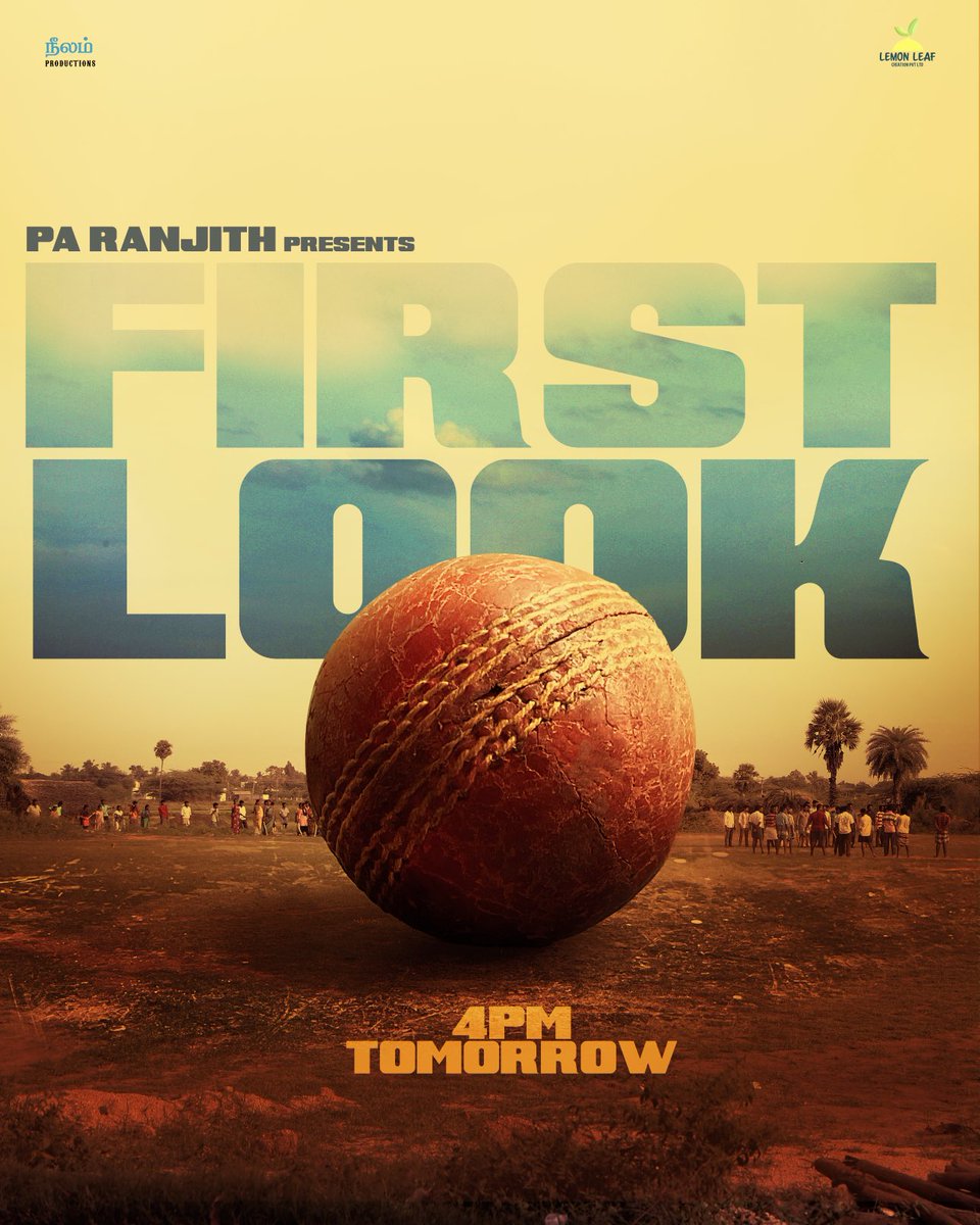 beemji's tweet photo. Exciting Announcement from  Tomorrow 4⃣PM 🏏

@officialneelam @Lemonleafcr 
@GANESHM28483208 @Soundarya1987 @chejai007  @imKBRshanthnu @prithviactor @iKeerthiPandian @Lovekeegam @that_Cameraman @EditorSelva #govindvasantha @Jayaraguart @pro_guna https://t.co/ihbWpBuFPh
