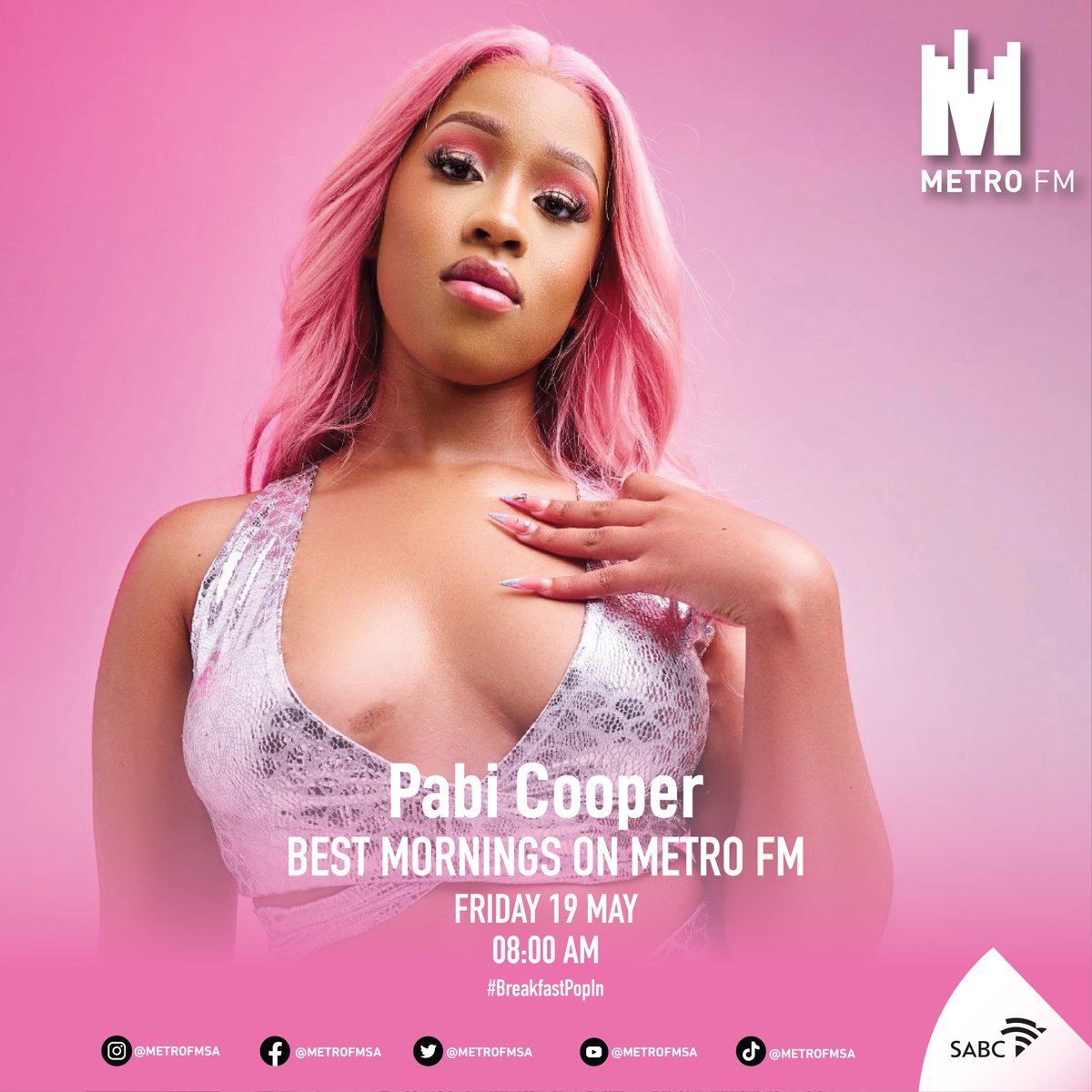 METROFMSA's tweet photo. [ICYMI] @cooper_pabi came to drop some new music but was tight-lipped ‘bout the rumoured romance… or was she? 

#BestPod 🫴🏽 https://t.co/awC7hDswR9 https://t.co/jGMIHaJ8y8