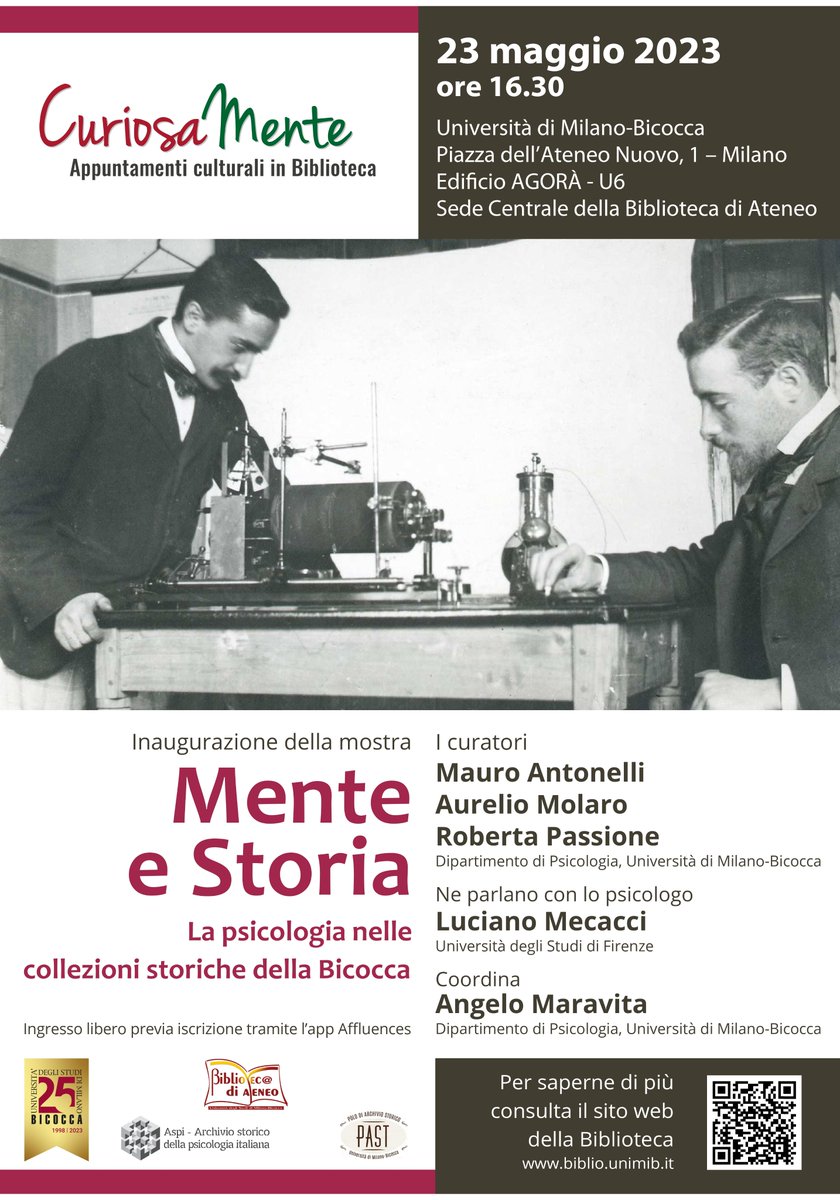 Aspi - Archivio storico della psicologia italiana tweet media