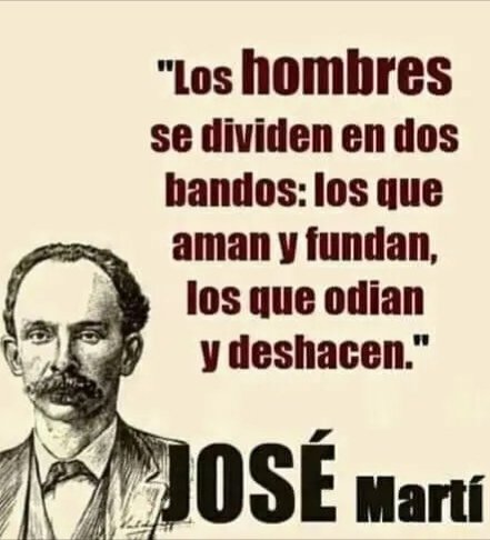 #MartiVive en los que aman y fundan!!