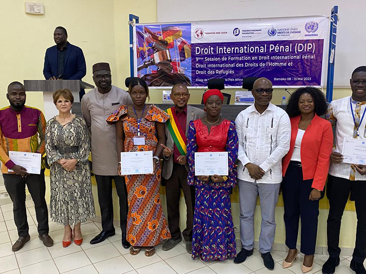 Promotion des Droits de l’Homme : La CNDH participe à la 9ème session annuelle de Formation en Droit international pénal, Droit international des droits de l’Homme et une de ses cadres sort Major avec l'excellente moyenne de 20/20!