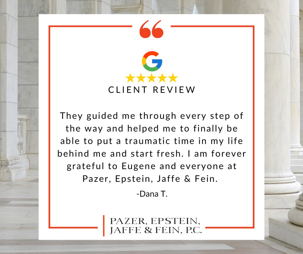 We are proud to share this fantastic Google review from one of our clients about partner Eugene Gozenput. We appreciate his support and were honored to have represented him. 
#Clientreview #Nycattorneys #Googlereviews #5star #personalinjurylawyers