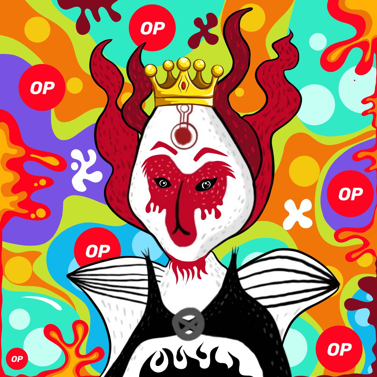Look at my art!

I’ve successfully submitted my artwork for the "Optimistically Bored" art contest organized by 
<a href="/BoredTownNFT/">𝙱𝙾𝚁𝙴𝙳 𝚃𝙾𝚆𝙽 👹</a> &amp; @OptimismFND
.
Fellow artists come join and collectors look out for voting opportunities. #BoredTownArt 

<a href="/DinoStrikeNFT/">DinoStrike.eth🚀</a> <a href="/Chaster_Xox/">Chaster.std</a> <a href="/chaster_amr/">Chaster_amr</a>