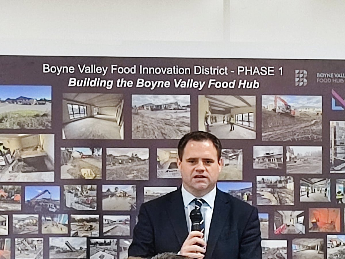 BernardPMahon's tweet photo. Great to be at launch of @MeathEnterprise new Boyne valley food hub #BVFH great partners for @MaynoothUni students in life sciences. https://t.co/mc7741gAlE