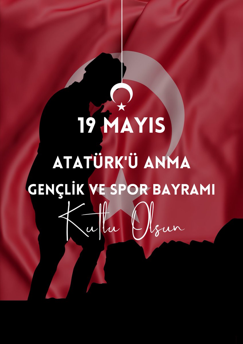 19 Mayıs Atatürk'ü Anma Gençlik ve Spor Bayramı kutlu olsun! 💐