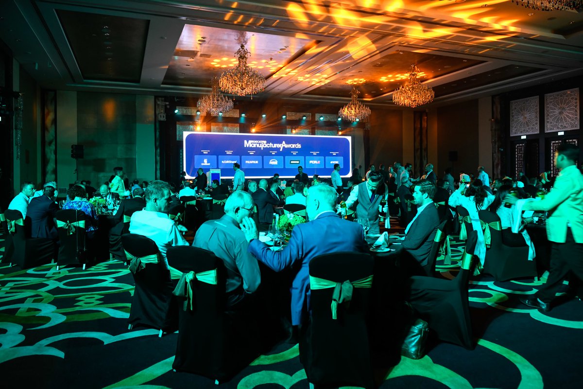 CABSATofficial's tweet image. Look back to a night of celebrating excellence in the broadcast industry with #CABSAT and BroadcastPro ME! 🏆✨

During the Manufacturers Awards, we recognized the exceptional achievements of key players in the industry and applauded their creativity, and unwavering dedication.