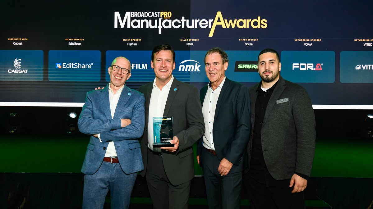 CABSATofficial's tweet image. Look back to a night of celebrating excellence in the broadcast industry with #CABSAT and BroadcastPro ME! 🏆✨

During the Manufacturers Awards, we recognized the exceptional achievements of key players in the industry and applauded their creativity, and unwavering dedication.