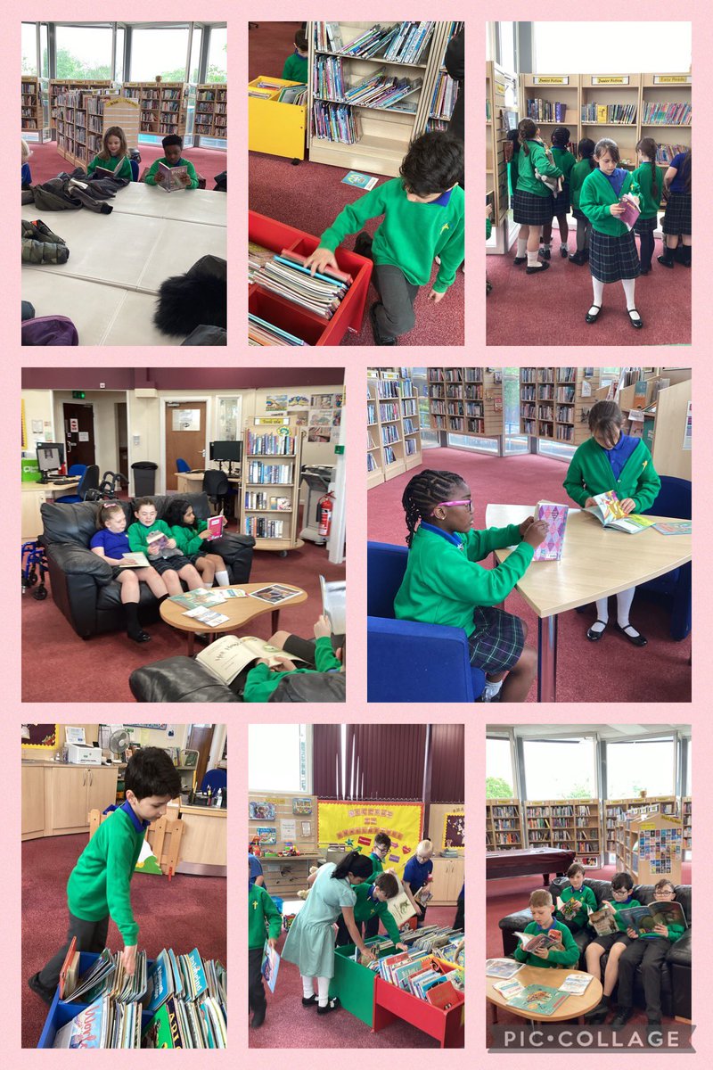 MooreStph's tweet photo. What an amazing visit to the library…we loved reading a book all about the environment - very on topic! 🫶🏻📚🥰 @STOC_CAT  @stpatsrochdale https://t.co/kDxFybmz8d
