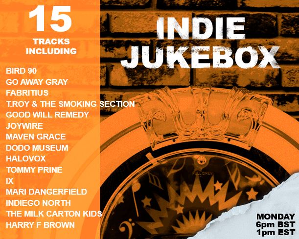 Radio_WIGWAM's tweet photo. NEW #INDIE JUKEBOX! Monday 6pm BST (1pm ET) ft: @BIRD_NINETY @goawaygraymusic @GoodWillRemedy @joywiremusic  @mavengracemusic @halovox @TommyPrine @2007IX @MariDangerfield @IndiegoNorth @milkcartonkids @harryfbrown_ @Dannydeathdisco
 
https://t.co/ccjfWHXIby + more!

#indiepop https://t.co/g3iQmCdc22
