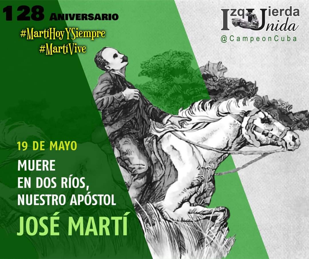 brigada_medica's tweet photo. Hoy conmemoramos el 128 aniversario de la muerte  del   Apóstol De Cuba José Martí, Fue el fundador del Partido Revolucionario Cubano y organizador de la guerra del 95 o  Guerra Necesaria, figura cumbre de la nación cubana.
#MartiVive 
#CubaCoopera 
#60AñosSalvandoVidas https://t.co/xep26B4Crh