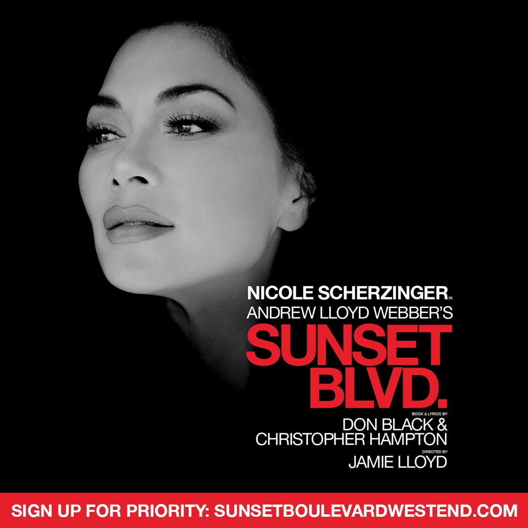 We’re back, London. @NicoleScherzy will star in a new production of @OfficialALW's iconic #SunsetBlvd, reimagined by @LloydJamie for a new generation. Sign up for priority now via sunsetboulevardwestend.com.