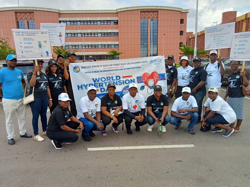 Faith_Ireye's tweet photo. 2023 World Hypertension Day activities continues with a road walk and BP screening in various markets in Delta State. @CWarigon @KoludeOlufunmi1 @chimaochemba @WMulombo @khedra1122 @action_edo @delta_no1 https://t.co/nPuditHUdS