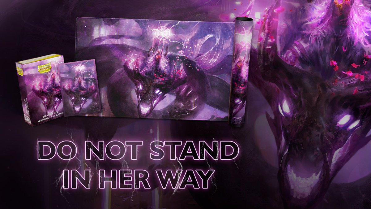 Unleash power from beyond death with the new 'Alaria' Brushed Art Sleeves - exclusively for Japanese size - and the gorgeous matching Alaria playmat.

Giveaway: Win 3 packs of Alaria sleeves + Playmat! Retweet to enter.
 
Follow/enable messages, so we can contact you if you win.