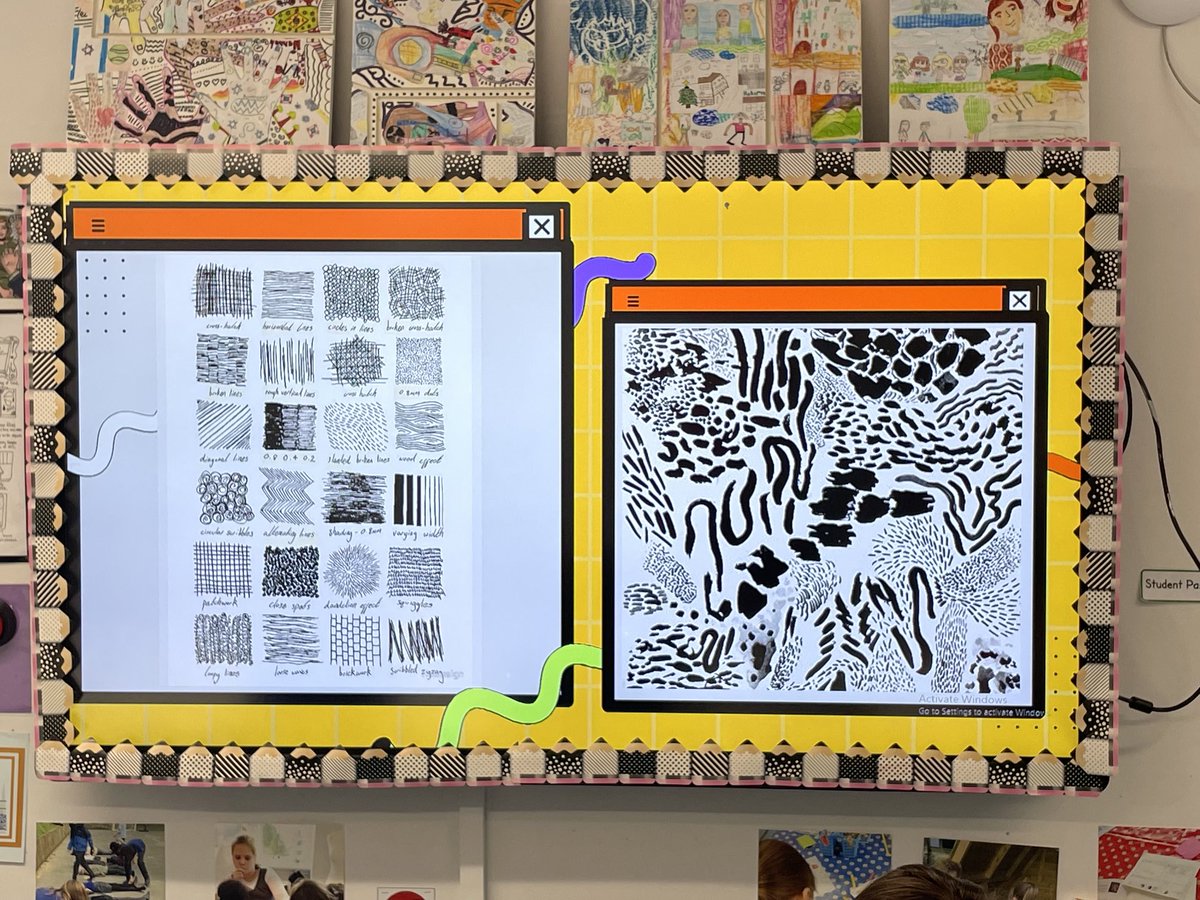 A lovely ⁦<a href="/CEP_Wandsworth/">Creative Wandsworth Cultural Education Partnership</a>⁩ workshop led by Ella Defoe-Faissal, from ⁦<a href="/RCA/">Royal College of Art</a>⁩ MA Fashion, exploring happiness, colour and mark-making with Yr 5 pupils from ⁦<a href="/JewishMosaic/">Mosaic Jewish Primary School</a>⁩ #WAF2023