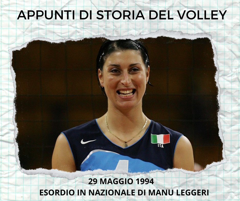 #29maggio 1994. Manu Leggeri fa il suo esordio in nazionale, a Pisogne, in una insolita amichevole con la formazione giapponese del Daidei. A fine carriere saranno ben 326 le sue presenze in azzurro. <a href="/ManuelaLeggeri/">manuela leggeri</a> <a href="/Federvolley/">Federvolley ⭐️⭐️⭐️⭐️⭐️⭐️⭐️</a>