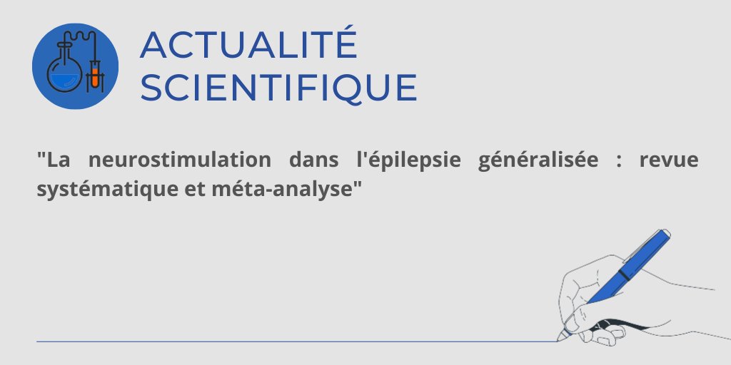 [#scientifique] 
La neurostimulation dans l'épilepsie généralisée : revue systématique et méta-analyse

👉onlinelibrary.wiley.com/doi/10.1111/ep…

#epilepsy #epilepsie