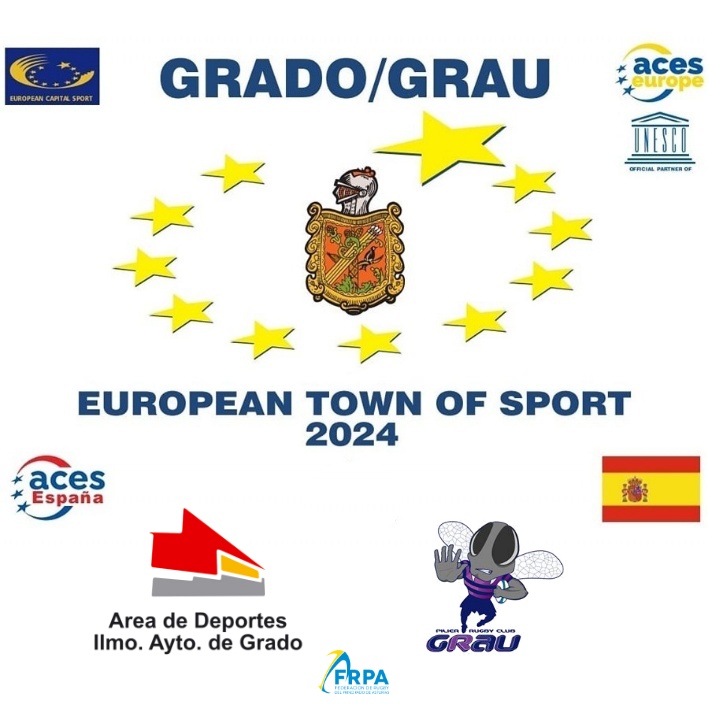 🟣🔵📰GRADO VILLA EUROPEA DEL DEPORTE 2024
Enhorabuena al <a href="/Ayto_Grau_Grado/">Ayuntamiento de Grau/Grado</a> , al <a href="/PilierGradoRC/">Pilier Rugby Club</a> y a todo el deporte Moscón por hacer posible este reconocimiento tan merecido
‼️Un gran año deportivo para disfrutar‼️
#europeantownofsport2024 #grau #grado #dxtasturiano #RugbyAsturias