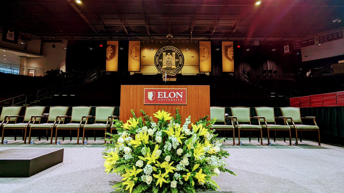 elonuniversity's tweet image. It’s a BIG day for #Elon23! More than 1,400 Elon students will become @ElonAlumni today. We're sure there will be plenty of big smiles as they cross the stage in Schar Center. It’s Commencement Day! #ElonGrad