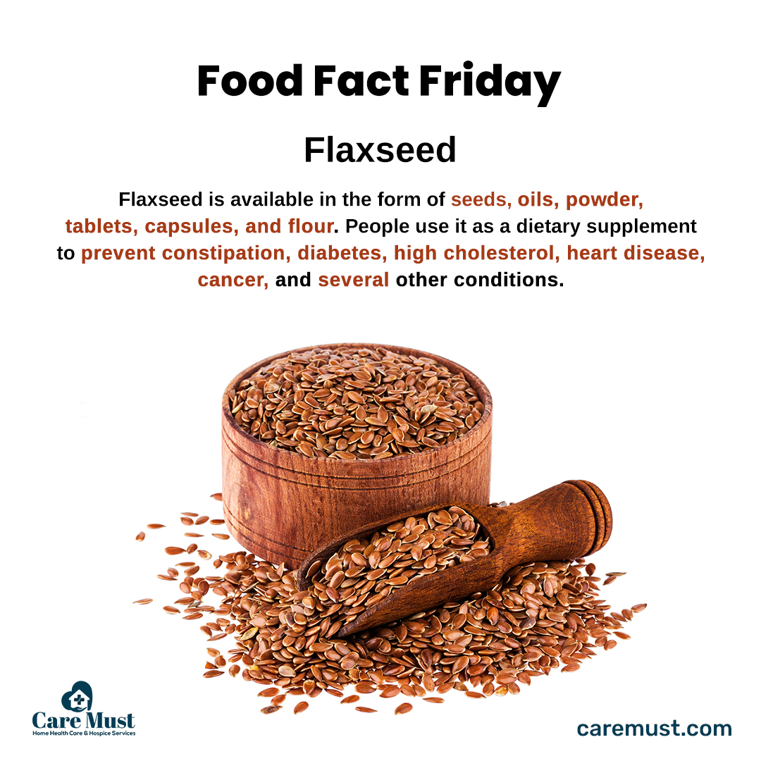 CareMusthealth's tweet image. Flax seeds have become popular due to their high content of omega-3 fatty acids, fiber, and other plant compounds, which are responsible for many of the seeds’ benefits.

#foodfactfriday #flaxseed #flaxseedbenefits #healthydiet #healthyseeds #caremust