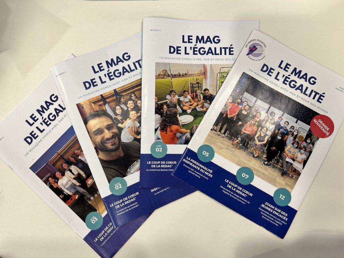 Titulaire d’un D.U violences faites aux femmes, j’annonçais en janvier le lancement d’un Mag de l’#EgaliteFH via le nouveau collectif Les <a href="/BasketViolettes/">Les baskets violettes👟</a>. Nous y avons mis les moyens, les équipes, le temps et l’énergie nécessaire
✅ En 5 mois, déjà 4 éditions
✅ Engagement tenu.