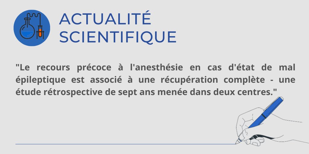 [#scientifique] 
Le recours précoce à l'anesthésie en cas d'état de mal épileptique est associé à une récupération complète - une étude rétrospective de sept ans menée dans deux centres.

👉onlinelibrary.wiley.com/doi/10.1111/ep…

#epilepsy #epilepsie