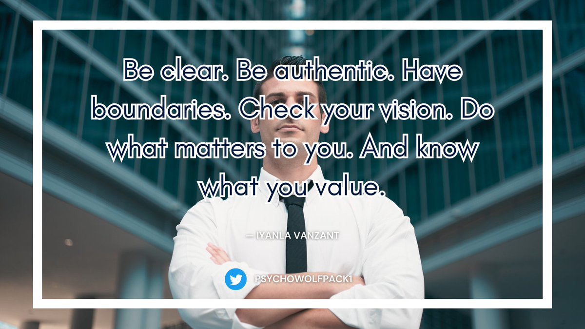 Take the time to define what you value, and actively pursue what is important to you. #BeClearBeAuthentic #SetBoundaries #CheckYourVision #DoWhatMatters #KnowYourValues