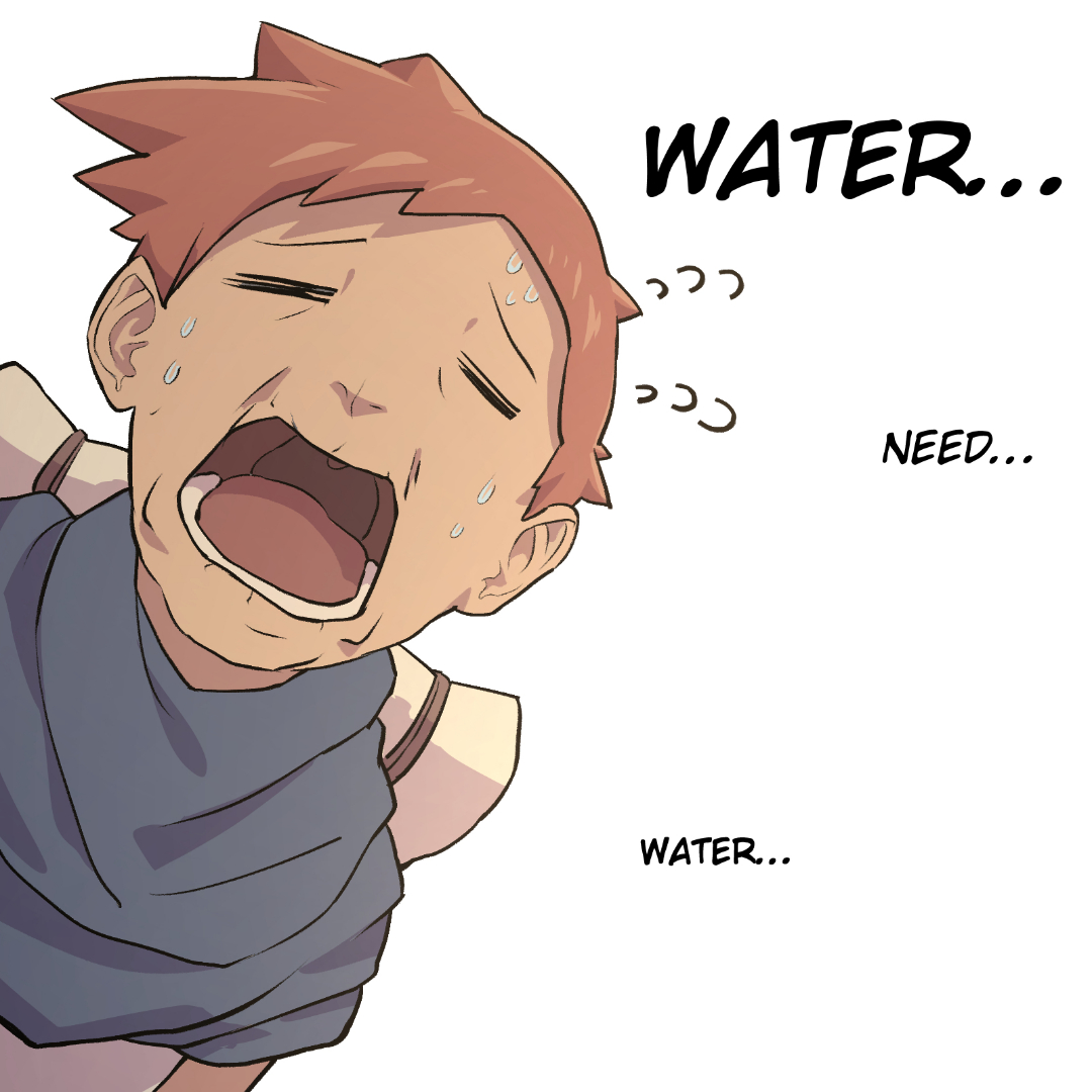 Portal_Comic's tweet photo. Remember to drink water everyone! #PortalFantasy #Webcomic https://t.co/VPjBu3er22