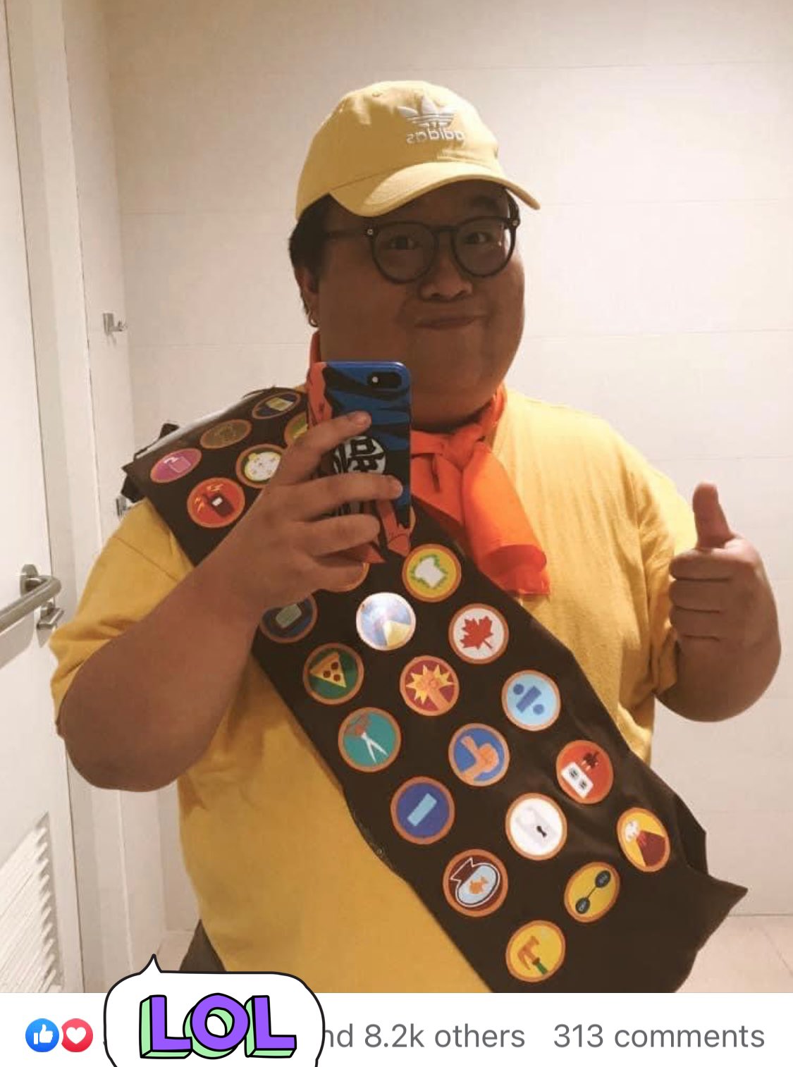GoingGeek on X: "And yes, I've done a cosplay of Russell from UP before  LMAO. It is also my most popular Facebook post / social media post ever.  https://t.co/c0q8QlTNmO" / X