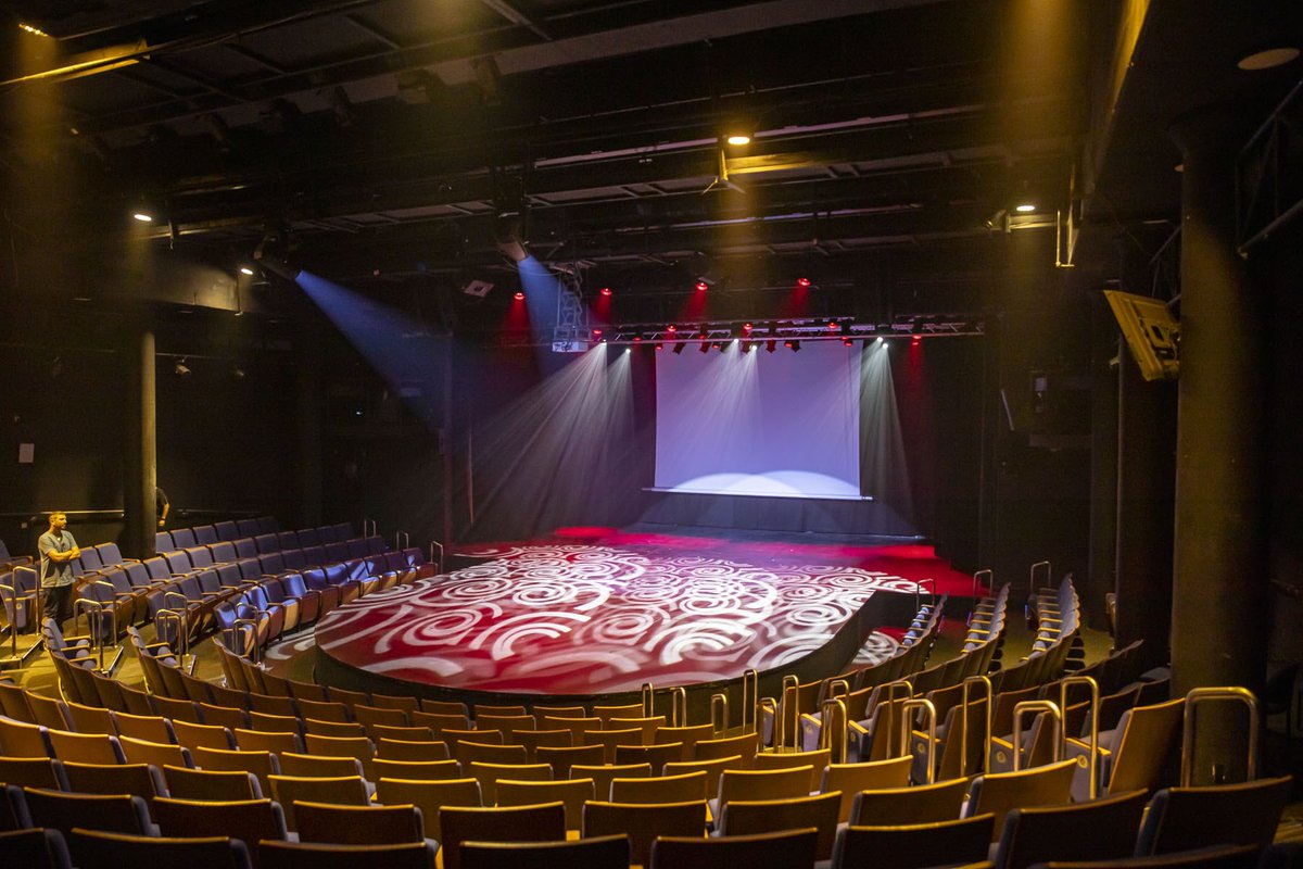 Robelighting's tweet photo. Beit Zvi School for the Performing Arts is an acting school with an associated Theatre located in Ramat Gan city, Tel-Aviv, Israel, now benefitting from a full lighting upgrade that included the addition of @robelighting #ParFect150 RGBW, #VIVACMY &amp; #T1Profile luminaires. https://t.co/3lSwMxESQZ