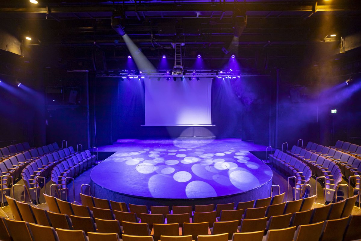 Robelighting's tweet photo. Beit Zvi School for the Performing Arts is an acting school with an associated Theatre located in Ramat Gan city, Tel-Aviv, Israel, now benefitting from a full lighting upgrade that included the addition of @robelighting #ParFect150 RGBW, #VIVACMY &amp; #T1Profile luminaires. https://t.co/3lSwMxESQZ