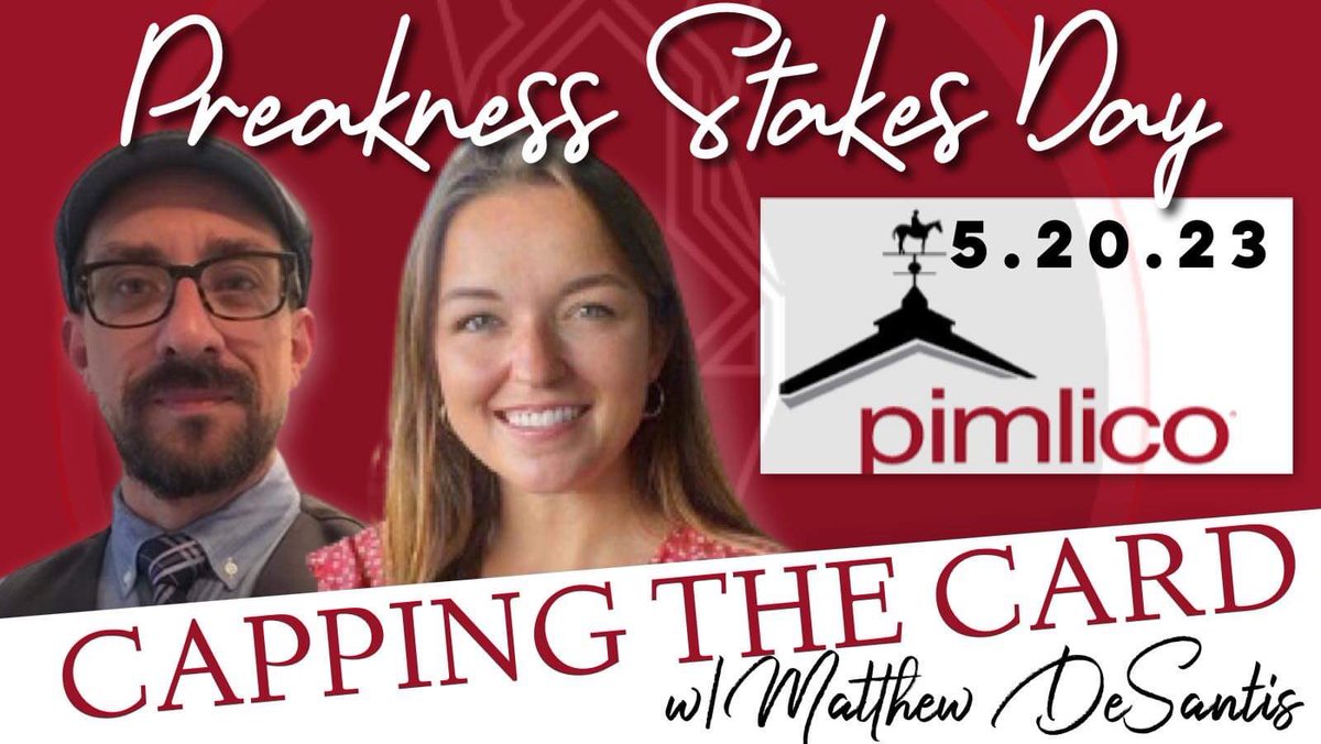 failedtomenace's tweet photo. Watch the NEW Capping the Card as @ashley_mailloux and I go over ALL 14 races on the #Preakness148 Day card with our Top Pick and Top Value Play in each race. Some opportunities for big value on turf and much more. #HorseRacingTips #HorseRacing 

https://t.co/wl7do6YV8j https://t.co/5GMNtMlaaM