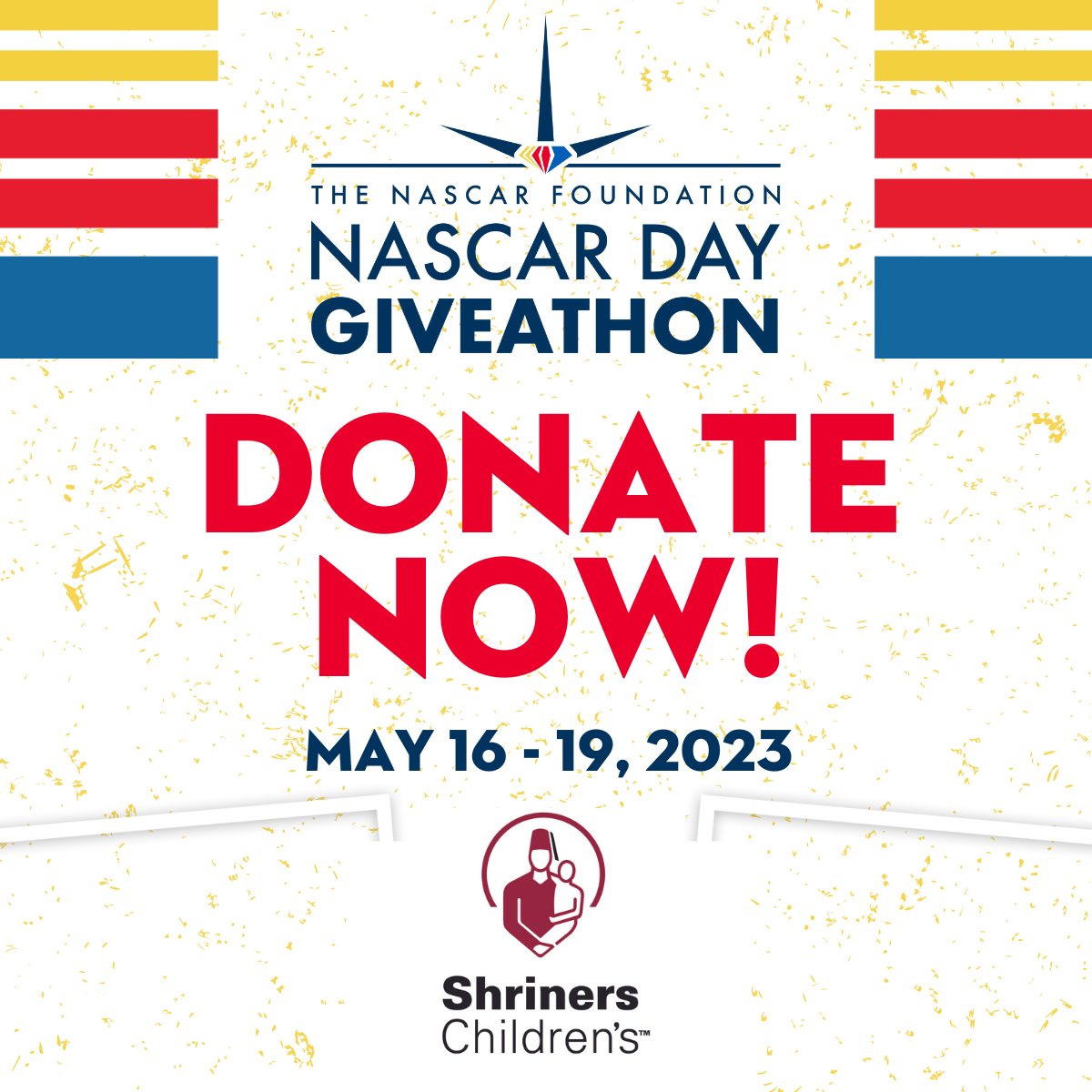 dotbat's tweet photo. ShrinersStLouis: Today is the last day of the NASCAR Day Giveathon, and generous sponsors will be matching donations! 

Visit https://t.co/9VjEcJfg51 to donate.

@NASCAR @shrinershosp https://t.co/jqJ7EvpWGW