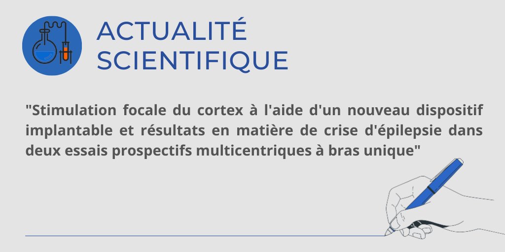 [#scientifique] 
Stimulation focale du cortex à l'aide d'un nouveau dispositif implantable et résultats en matière de crise d'épilepsie dans deux essais prospectifs multicentriques à bras unique

👉jamanetwork.com/journals/jaman…

#epilepsy #epilepsie