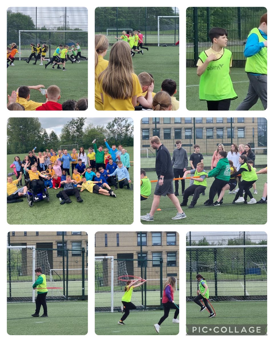 Winners of Clyde Valley sports day - Muirhouse P7's. Well done, you were all amazing.