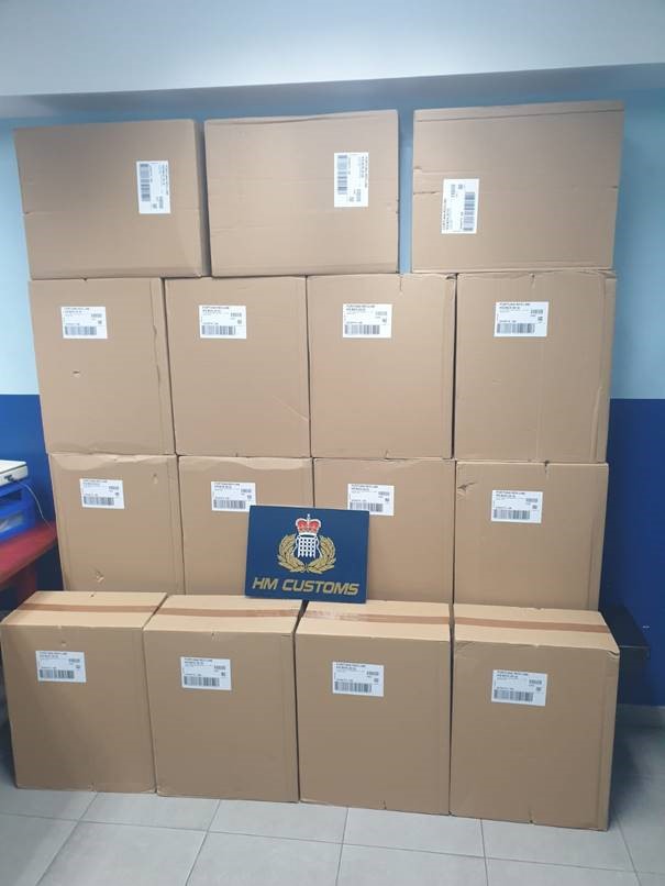 At approximately 2:30am today HM Customs officers conducting an operational response to curtail illicit tobacco activity at Neil Piñero road intercepted a vehicle containing 750 cartons of cigarettes. The car was found abandoned by the approaching officers and no arrests made.