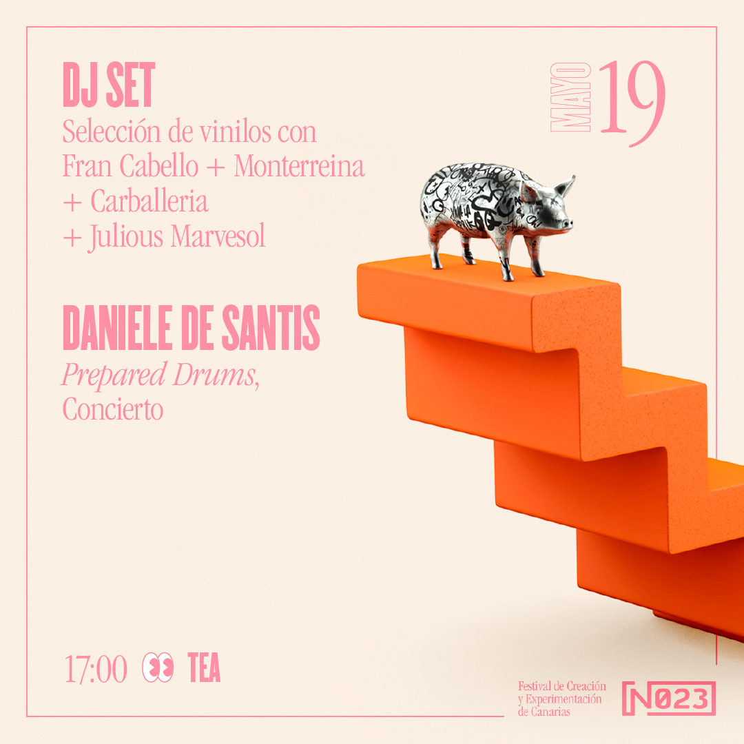 JuliousMarvesol's tweet photo. Esta tarde estaré en el Festival de creación y experimentación de Canarias #NUMAcircuit, poniendo discos previamente seleccionados durante 2 días del archivo sonoro del @teatenerife, set montado en la entrada del mismo TEA, 45min por selector y entrada libre🧐🥳 https://t.co/Jqz2OJQlY8