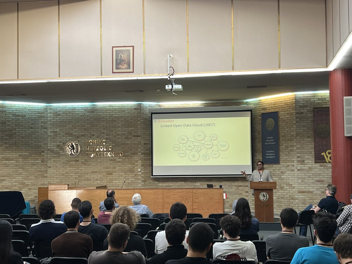 PBlockchainLab's tweet photo. Prof. Oshani Seneviratne (#csatrpi ) giving a talk at MEGA-ACE Blockchain Day (AtheCrypt 2023) 🔗https://t.co/5o2WkP3xAY

#Algorand #PurdueCS #NTUA #MEGA_ACE #AlgoFoundation #PurdueBlockChain https://t.co/WIqtNvykC8