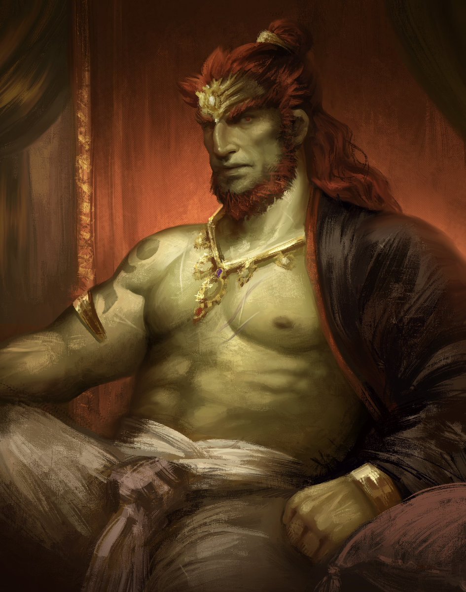 MissHartsArt's tweet photo. Ganondaddy #ZeldaTearsOfKingdom #LegendOfZelda #Ganondorf https://t.co/M5c4UCRyfJ
