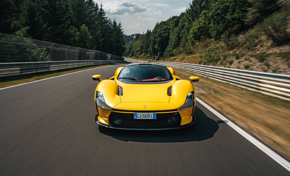 Ferrari's tweet photo. You can spot this #FerrariDaytonaSP3 from a mile away, but it’s best enjoyed up-close.
What do you think?
#DrivingFerrari #IconaFerrari #Nurburgring #Ferrari https://t.co/TgvUDDtkel