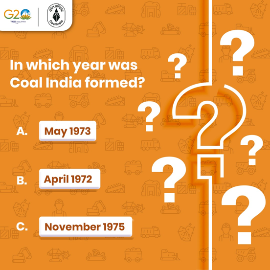 CoalIndiaHQ's tweet photo. Share your thoughts in the comments section below and stay tuned to find out the answer to this question.
#RoleOfCoal

@JoshiPralhad @raosahebdanve @CoalMinistry https://t.co/WhvffstS9i