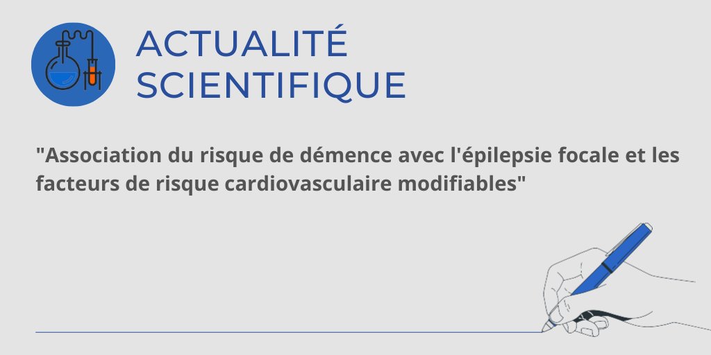 [#scientifique] 
Association du risque de démence avec l'épilepsie focale et les facteurs de risque cardiovasculaire modifiables

👉jamanetwork.com/journals/jaman…

#epilepsy #epilepsie