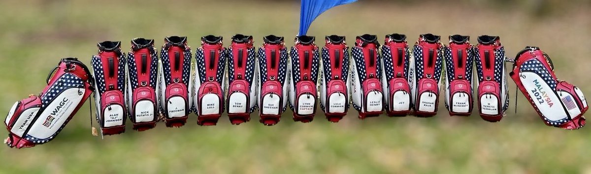 Best in Show! Our bags are teed up for team USA World Am ready to compete. @SolheimCupUSA @SolheimCupEuro @RyderCupUSA @rydercup @RyderCupEurope @modestgolf  #golfbags #luxury