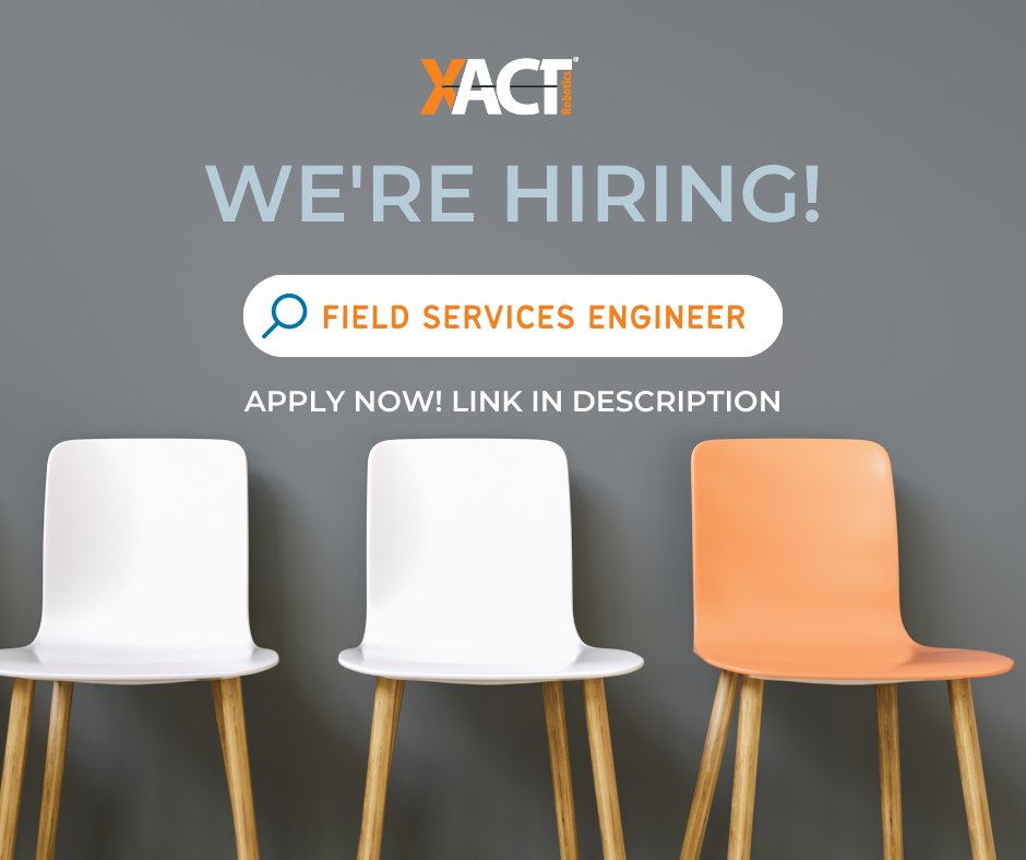 XACTrobotics's tweet image. Here we grow again! #XACTRobotics is looking for a Field Services Engineer to be based in Georgia! If you have passion, drive, and a winning spirit, don`t miss this opportunity! Apply now: hubs.ly/Q01QvtPl0