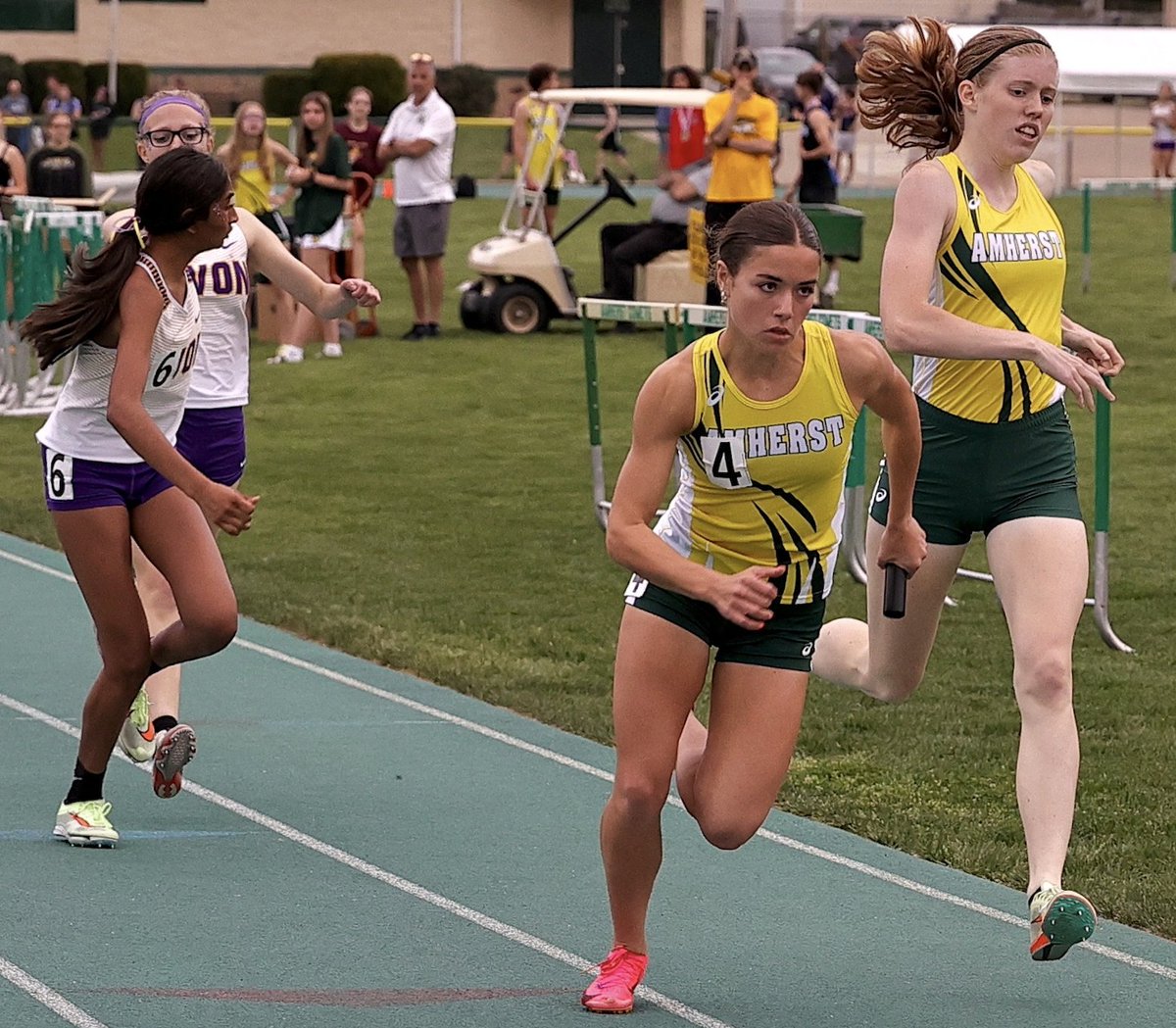 Well deserved award by both Katie and <a href="/ellaleebaker22/">Ella Baker</a>!   What an incredible performance last week - winning 4 events <a href="/Ohio_SWC/">Southwestern Conference</a> Championships:
100: 12.05 (MLS record)
400: 56.10
200: 25.16
4x400: 56.8 split to anchor a 4:01.19 win!
GO COMETS!!