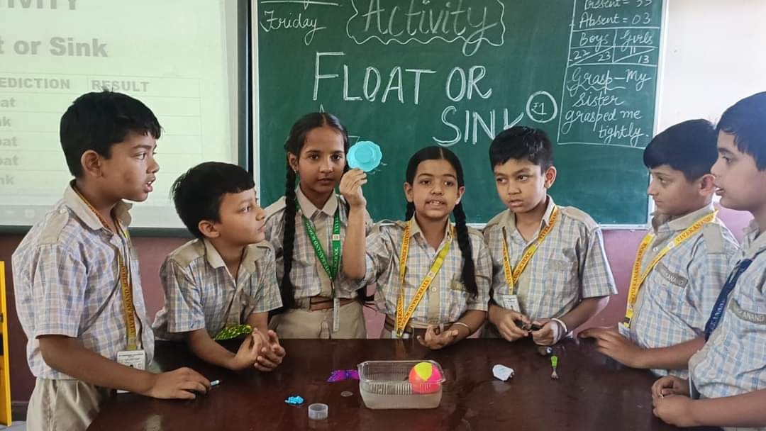🔬🌊 STEM activity from Class III to V! Through hands-on experiments and critical thinking, our students explored the concepts of buoyancy and density and learned about the surprising properties of different objects in the water.
#HandsOnExperiments #CriticalThinking