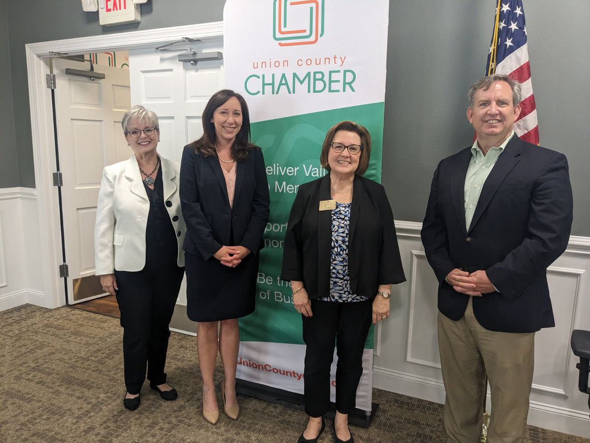 I had a wonderful time with the <a href="/UnionCountyCOC/">Union County NC Chamber</a> this week!  Grateful for this incredible group of business leaders and their commitment to childcare and early childhood education. <a href="/ncchild/">NC Child</a>
